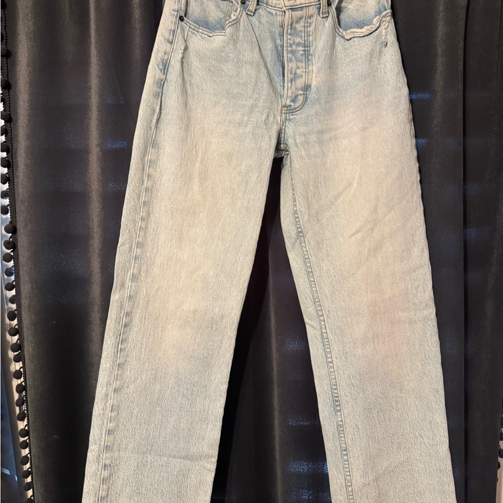 Abercrombie & Fitch Light Blue Baggy Jeans